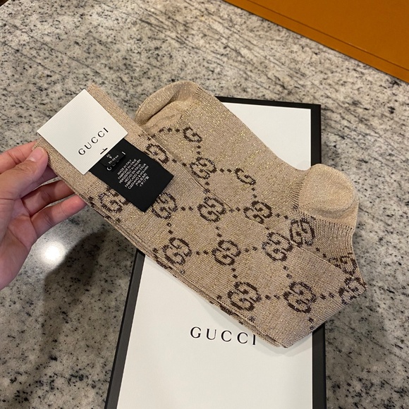 Gucci lame gg socks - Picture 2 of 12